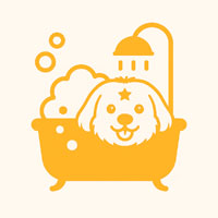 Ícone de banho e higiene geral para cães